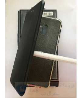کیف چرمی شرکتی گوشی سامسونگ مدل a8 plus 2018 آ 8 پلاس ساخت 2018 - کیفیت عالی - درب خمیده - جاکارتی (a8 plus 2018 (a730